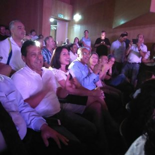 עם שרת התרבות והספורט מירי רגב באירוע בקרית גת